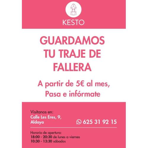 Servicio Guarda Trajes Fallera / Fallero