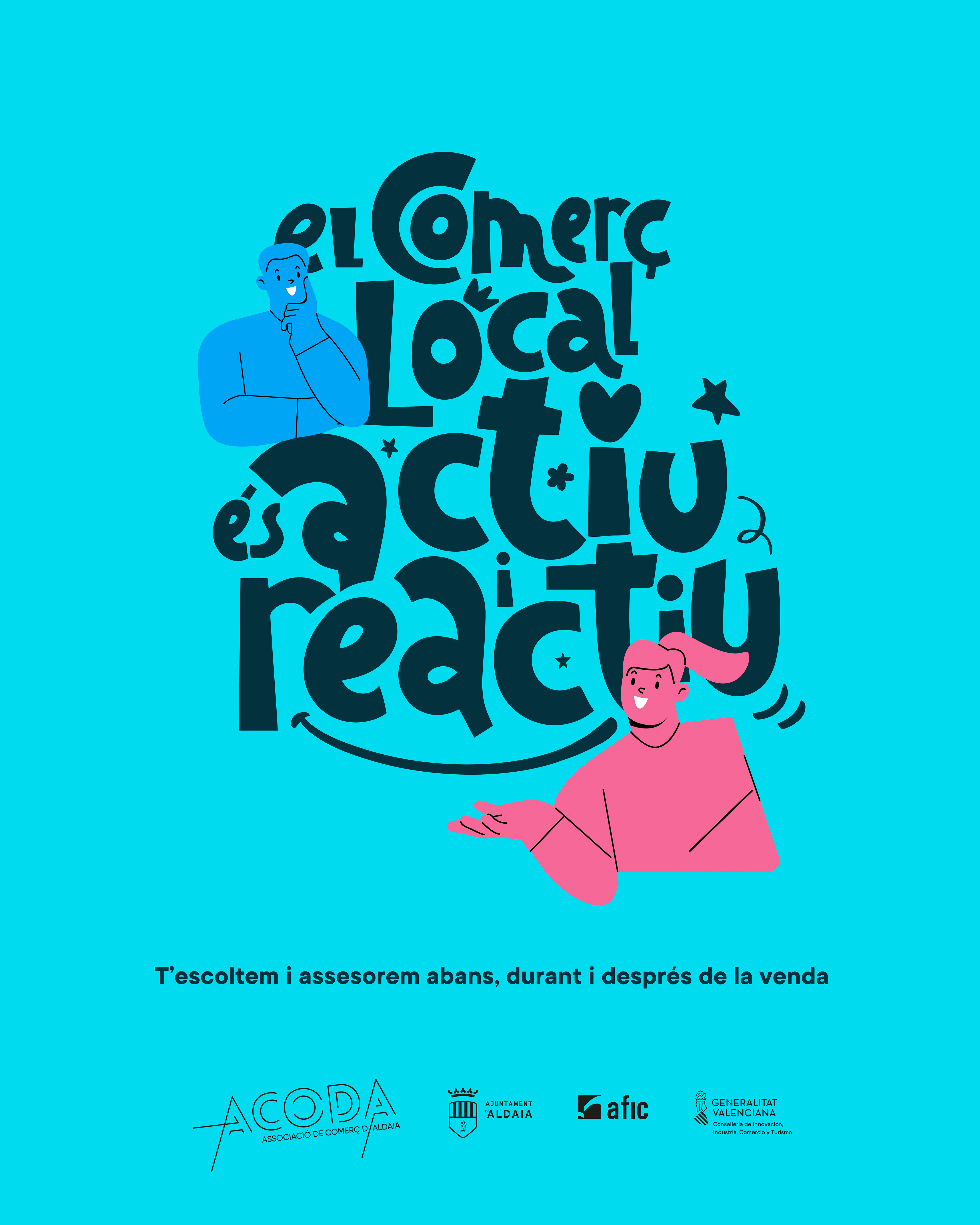 El comercio local es activo y reactivo